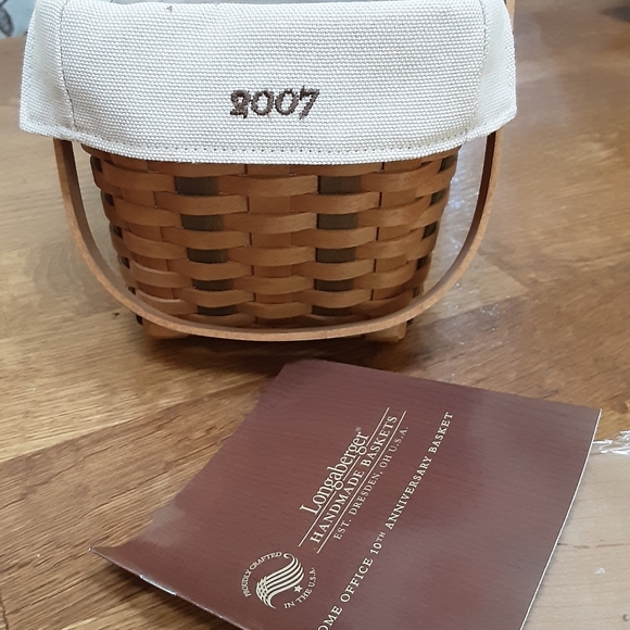 LONGABERGER 10 YR ANNIVERSARY REPLICA BASKET BUILDING - Picture 4 of 5